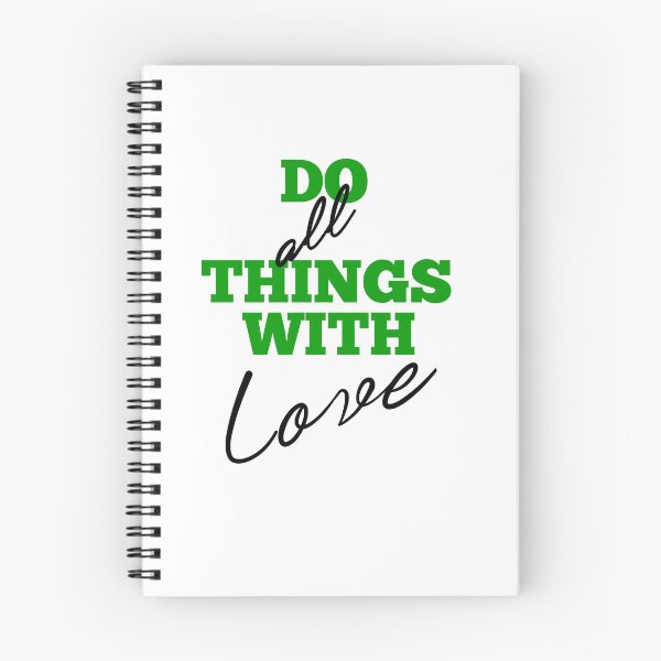 Item preview, Do all things with love inspirational quote designed and sold by Fus-art94.