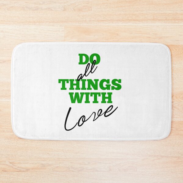 Item preview, Do all things with love inspirational quote designed and sold by Fus-art94.