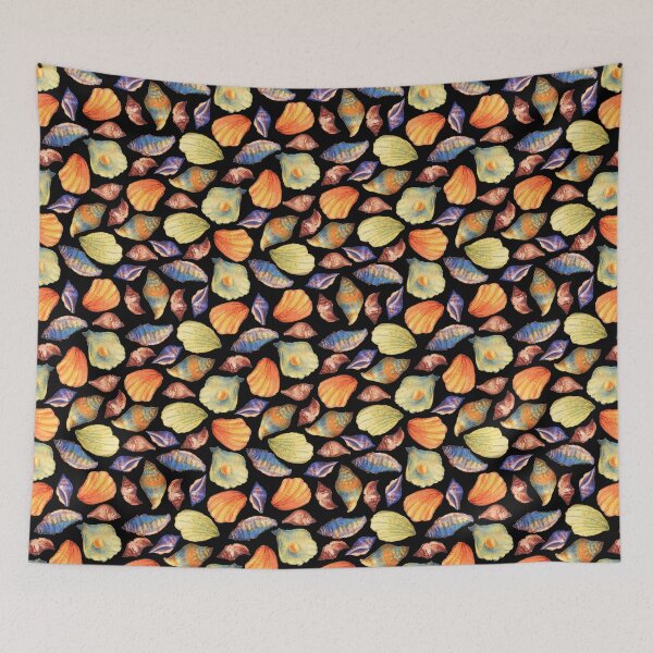 Item preview, Colorful Seashell Pattern Design - SeaShell Patterns designed and sold by antevasinart.