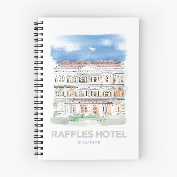 Artikelvorschau, Raffles Hotel Singapur Kunst entworfen und verkauft von Mark Vickers.