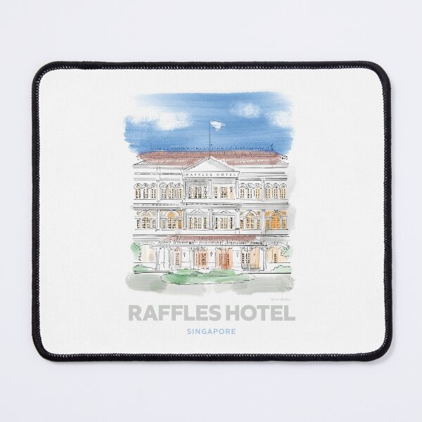 Artikelvorschau, Raffles Hotel Singapur Kunst entworfen und verkauft von Mark Vickers.