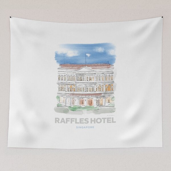 Item preview, Raffles Hotel Singapore Art designed and sold by Mark Vickers.