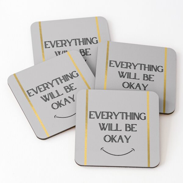 Item preview, everything will be okay essential t-shirts, good vibe t-stickers designed and sold by BLUE  bubble.