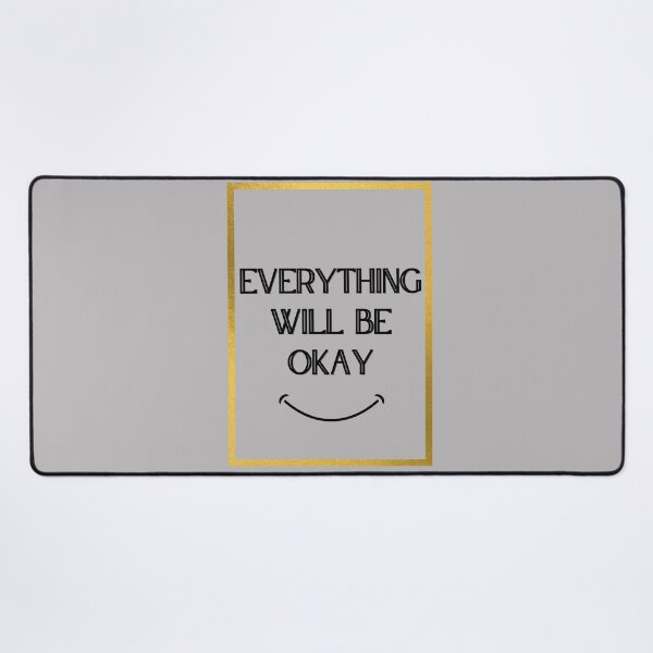 Item preview, everything will be okay essential t-shirts, good vibe t-stickers designed and sold by BLUE bubble.