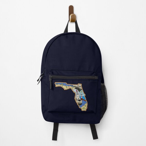 Item preview, Florida Illustrated Map Jacksonville Miami Tampa Everglades National Park Souvenir designed and sold by merchzy.