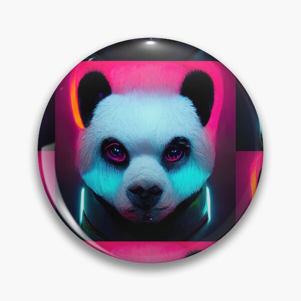 Item preview, Neon Panda Bear #4 designed and sold by Prilidiarts.