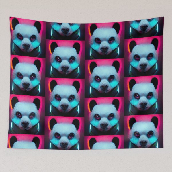 Item preview, Neon Panda Bear #4 designed and sold by Prilidiarts.