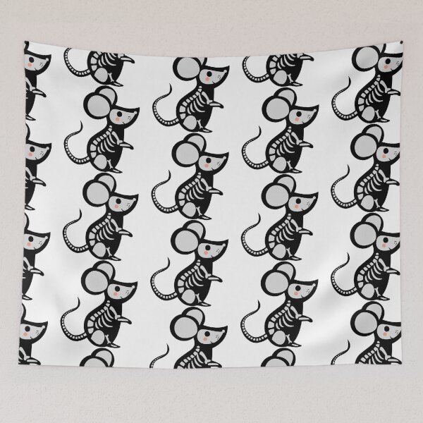 Item preview, Esqueleto Rato Halloween designed and sold by Meditanacor.