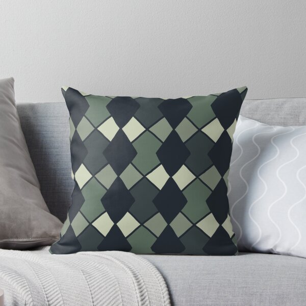 Item preview, Cool Toned Green Geometric Pattern designed and sold by PinniPetal.