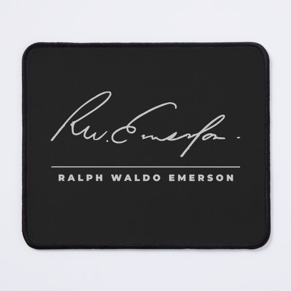 Item preview, Ralph Waldo Emerson signature t-shirt designed and sold by CMYKStudio.