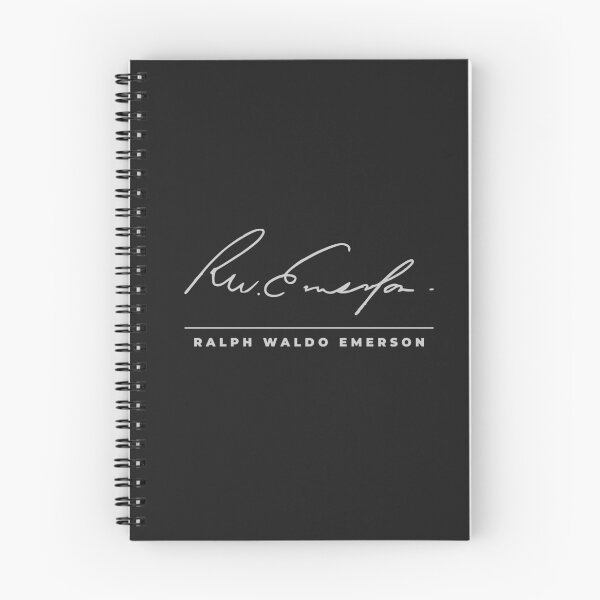 Item preview, Ralph Waldo Emerson signature t-shirt designed and sold by CMYKStudio.