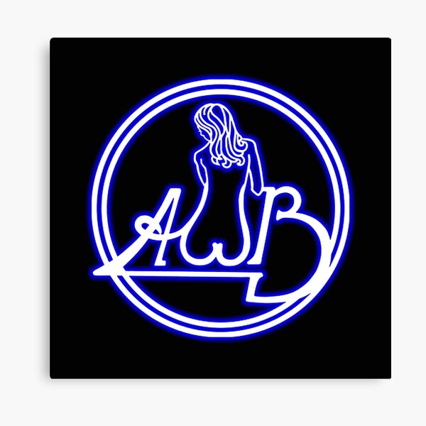 Top Sell The Best 'AWB' 'Average White' Pop Rock Band Blue Outer Glow Canvas Print