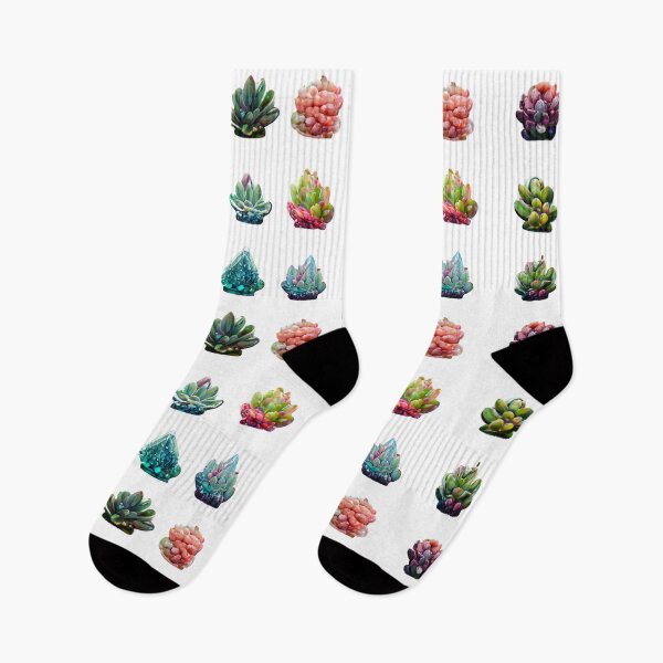 Item preview, Gemstone Succulent Stickers Magnets designed and sold by RadicalWombat.