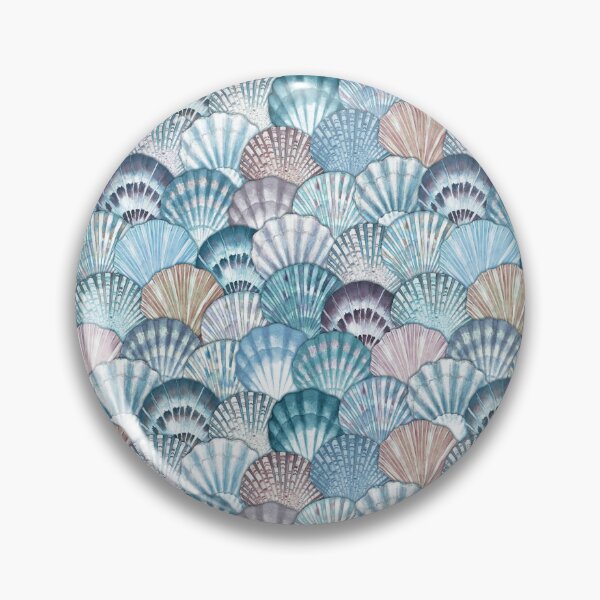 Item preview, Nautical Seashell Pattern Design - Seashell Patterns designed and sold by antevasinart.