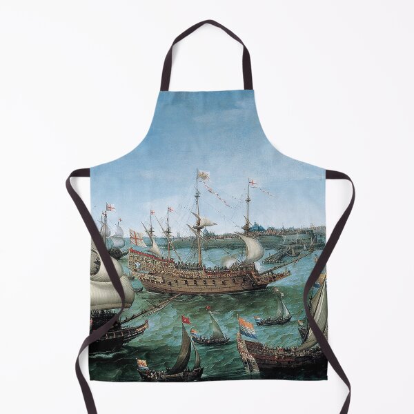 Item preview, The Arrival at Vlissingen of the Elector Palatinate Frederick V Hendrick Cornelisz Vroom designed and sold by OldTimeArt.
