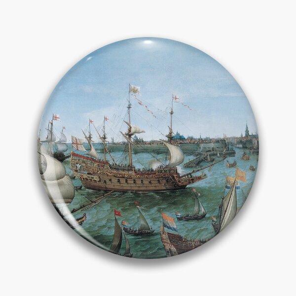 Artikelvorschau, Die Ankunft des Kurfürsten von der Pfalz Friedrich V. Hendrick Cornelisz Vroom in Vlissingen  entworfen und verkauft von OldTimeArt.