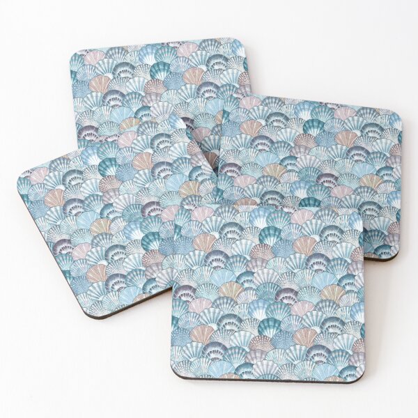 Item preview, Nautical Seashell Pattern Design - Seashell Patterns designed and sold by antevasinart.