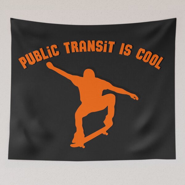 Item preview, Public Transit is Cool Sk8r designed and sold by Pink Ribbon.