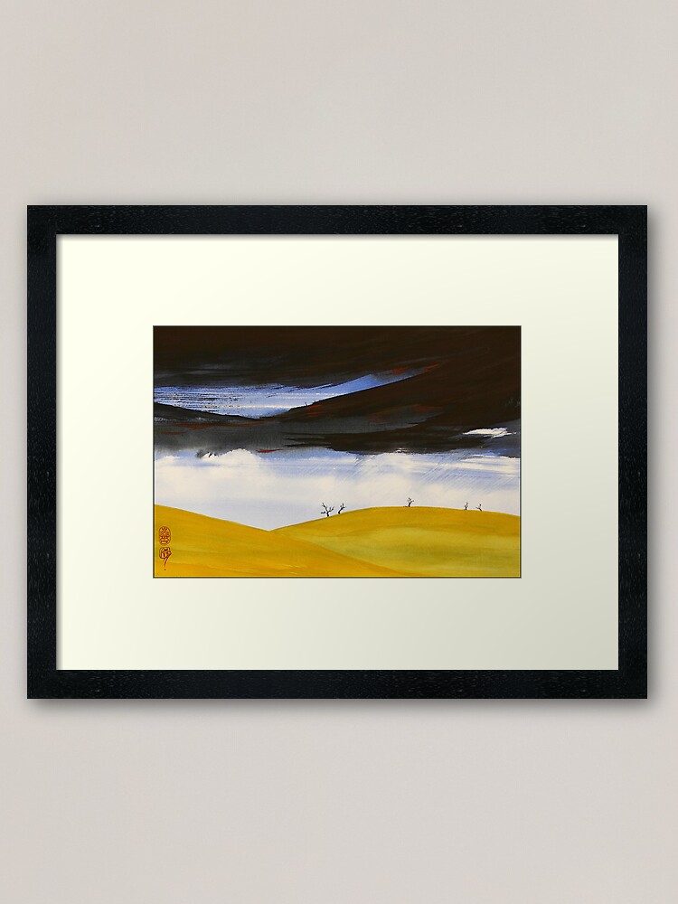 Alternate view of Storm On The Midlands Framed Art Print