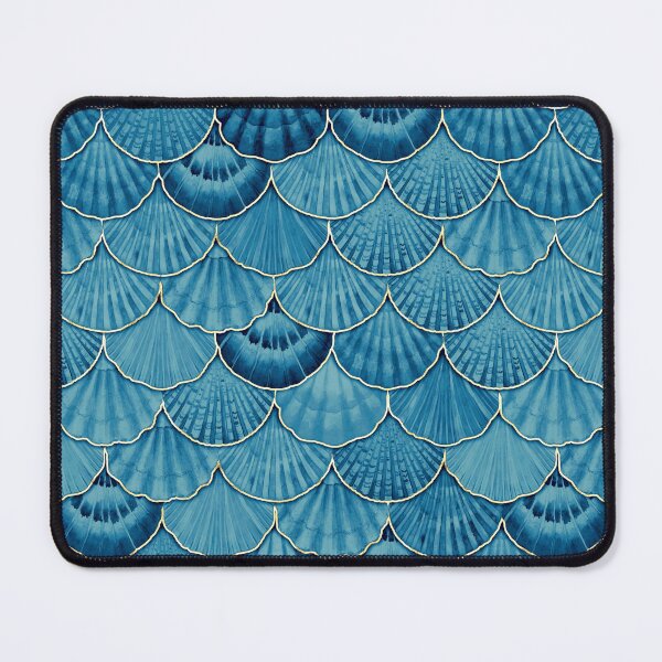 Item preview, Blue Mermaid Scales Pattern Design - Scales Patterns designed and sold by antevasinart.