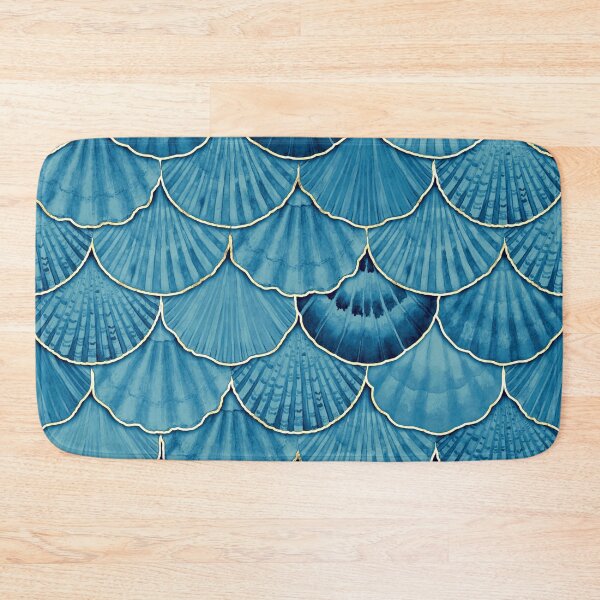 Item preview, Blue Mermaid Scales Pattern Design - Scales Patterns designed and sold by antevasinart.