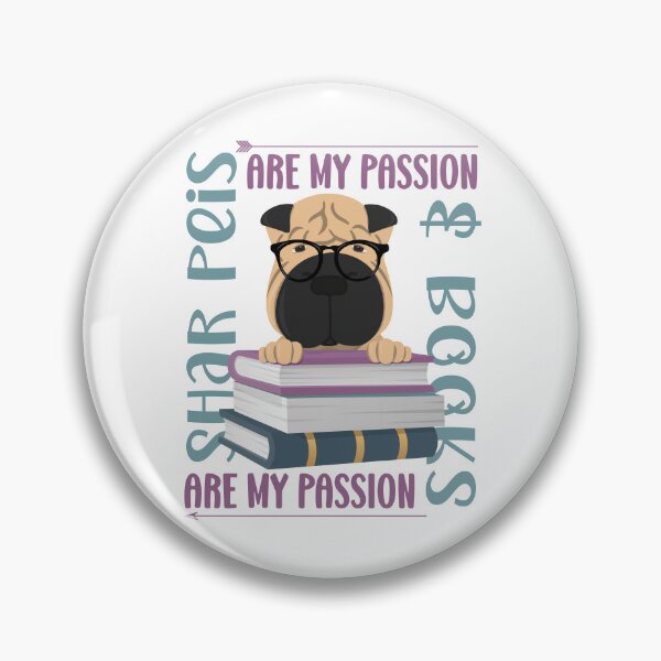 Item preview, Shar Peis and Books are my passion designed and sold by KotaMikota.