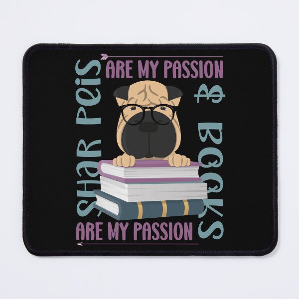 Item preview, Shar Peis and Books are my passion designed and sold by KotaMikota.