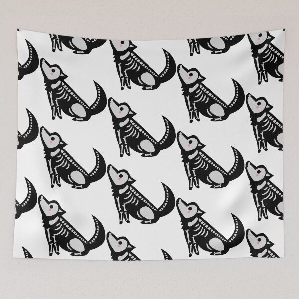 Item preview, Halloween esqueto lobo designed and sold by Meditanacor.