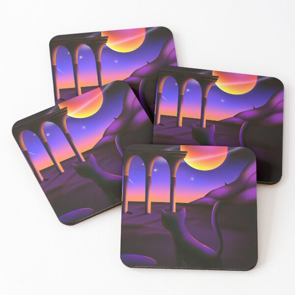 Item preview, Retrofuturistic Space Cats designed and sold by mewastudio.