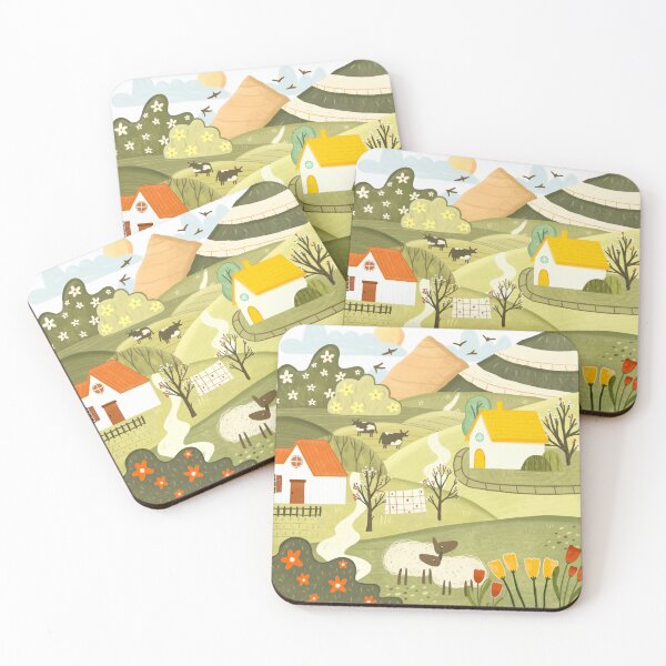 Item preview, Lovely nature meadow landscape  designed and sold by mikhaleeevich.