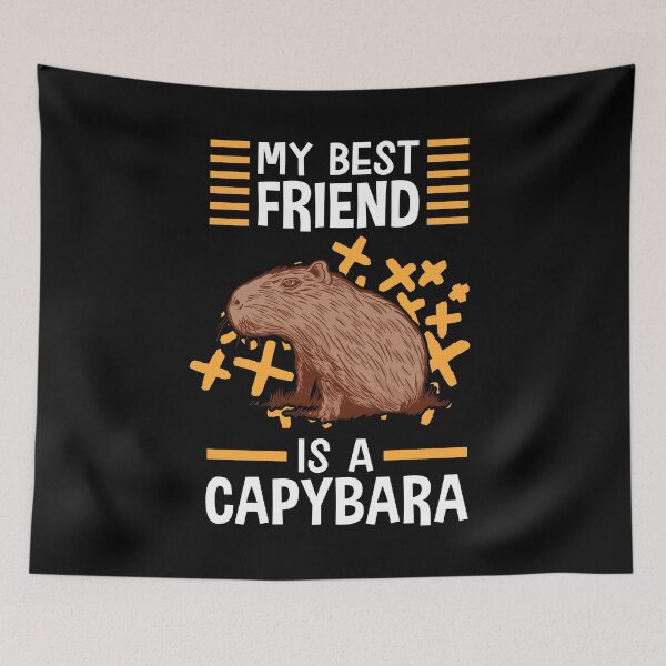 Item preview, Capybara is my best friend capybara designed and sold by madgrfx.