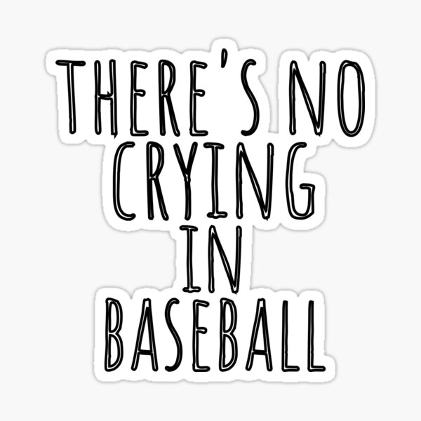 There's No Crying in Baseball Rockford Peaches SVG PNG 