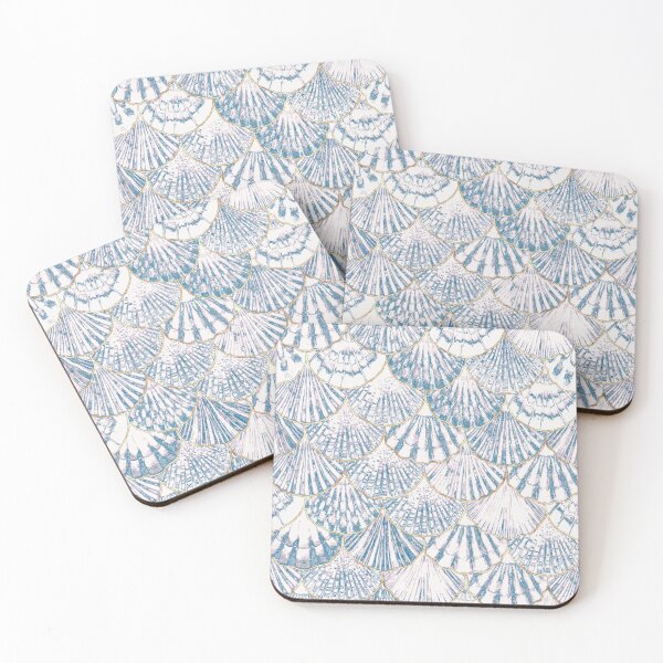 Item preview, Blue Mermaid Scales Pattern Design - Scales Patterns designed and sold by antevasinart.