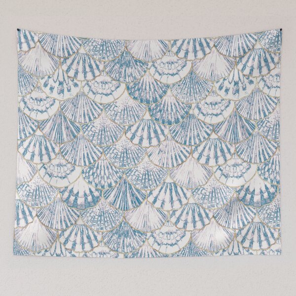 Item preview, Diseño de patrón de escamas de sirena azul - Patrones de escamas designed and sold by antevasinart.