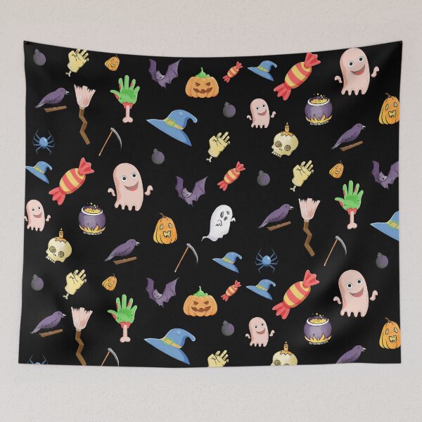 Item preview, Happy Halloween Seamless Pattern designed and sold by TypoArtist.