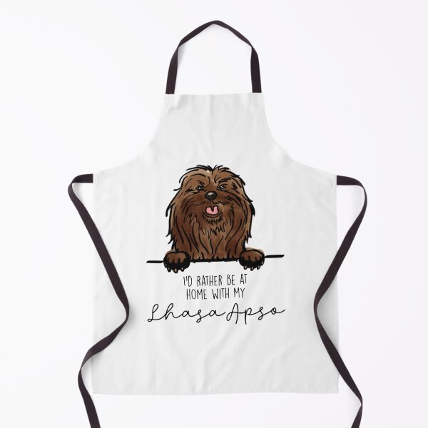 Item preview, I’d rather be at home with my Lhasa Apso designed and sold by Little Fuzz Shop.