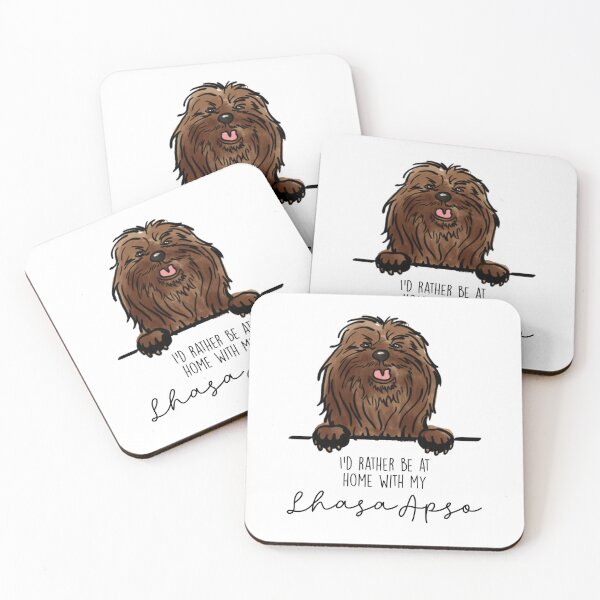 Item preview, I’d rather be at home with my Lhasa Apso designed and sold by Little Fuzz Shop.