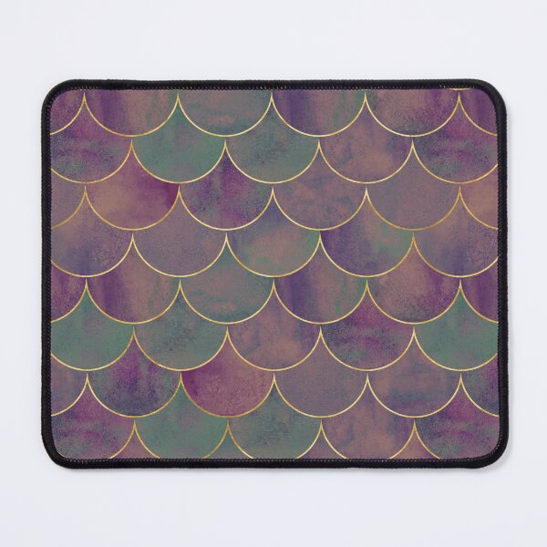 Item preview, Purple Green Mermaid Scales Pattern Design - Scales Patterns designed and sold by antevasinart.