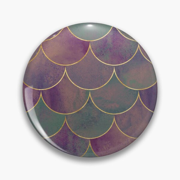 Item preview, Diseño de patrón de escamas de sirena verde púrpura - Patrones de escamas designed and sold by antevasinart.