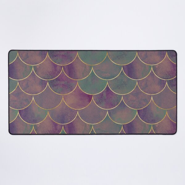 Item preview, Purple Green Mermaid Scales Pattern Design - Scales Patterns designed and sold by antevasinart.