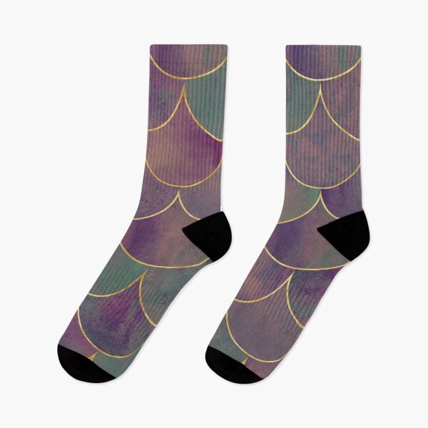 Item preview, Purple Green Mermaid Scales Pattern Design - Scales Patterns designed and sold by antevasinart.