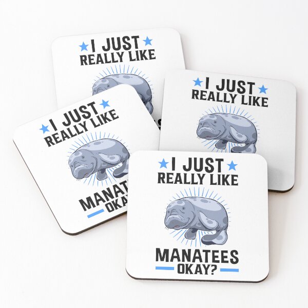 Item preview, I like manatees marine mammals manatee designed and sold by madgrfx.