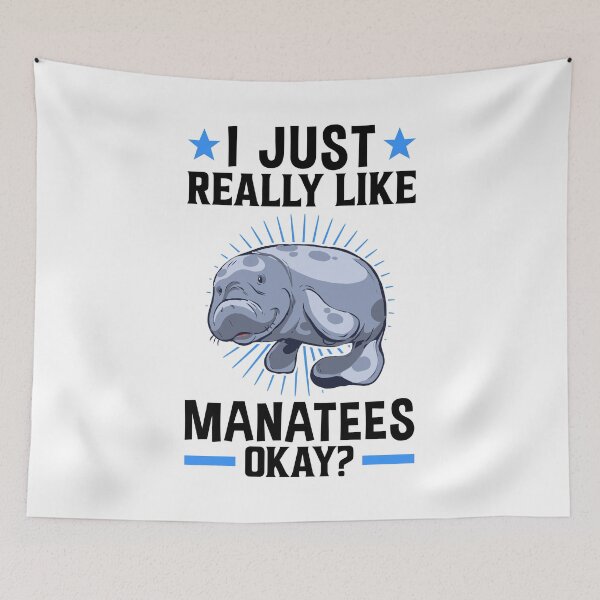 Item preview, I like manatees marine mammals manatee designed and sold by madgrfx.