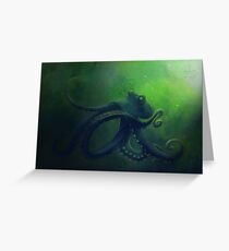 Krake Greeting Card