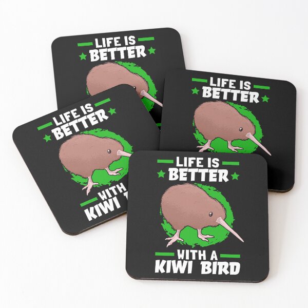 Artikelvorschau, Das Leben ist besser mit einem Kiwi Vogel entworfen und verkauft von madgrfx.