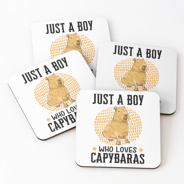 Item preview, Just a boy who loves capybaras designed and sold by madgrfx.