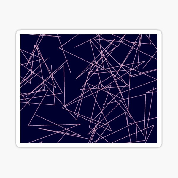 Random Lines. Sticker