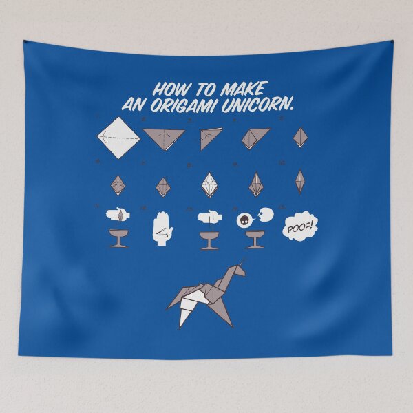 Item preview, How to Make an Origami Unicorn designed and sold by MomfiaTees.