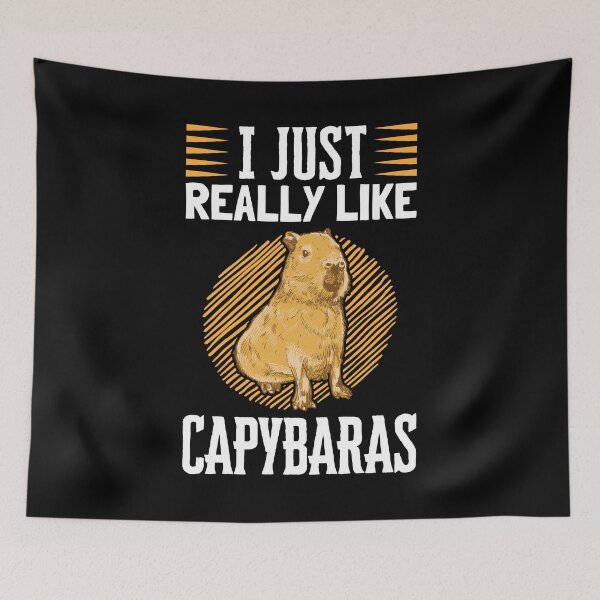 Item preview, I like capybaras South American capybara designed and sold by madgrfx.