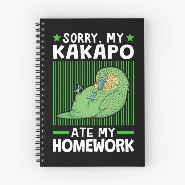 Item preview, My kakapo ate my homework designed and sold by madgrfx.